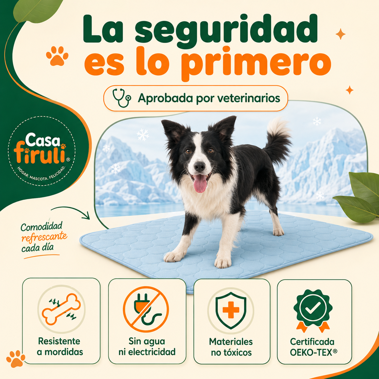 Glaciar™ Alfombra Refrescante para Perros
