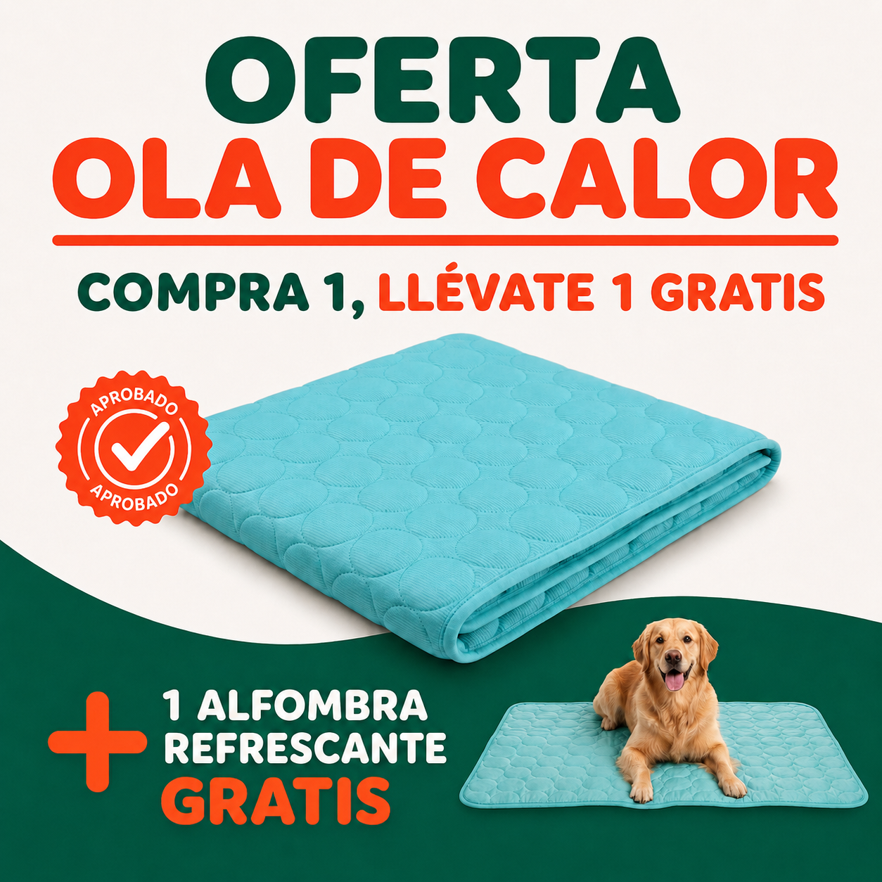 Glaciar™ Alfombra Refrescante para Perros