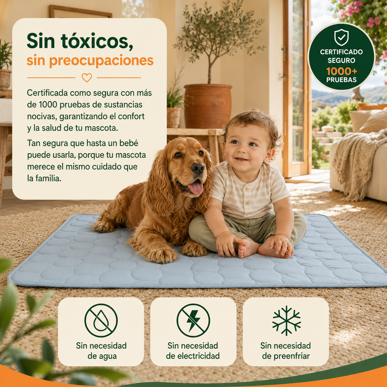 Glaciar™ Alfombra Refrescante para Perros