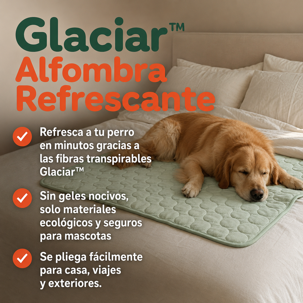 Glaciar™ Alfombra Refrescante para Perros